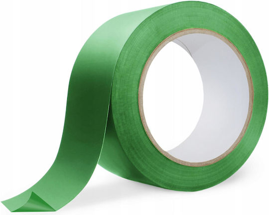 Bandă De Semnalizare Din Plastic Verde Lungime 33m