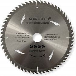 Falon-Tech Δίσκος Κοπής Ξύλου 250mm Falon-Tech Δίσκος Κοπής Ξύλου 250mm
