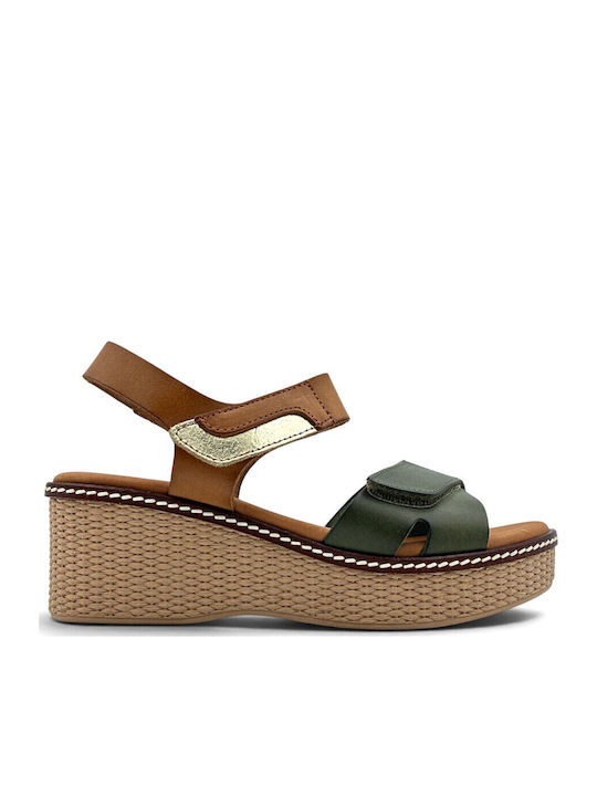 Eva Frutos Summer Women's Green Platforms