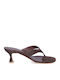Damen Sandalen Braun Leder