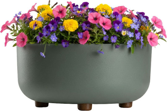 HowHomely Plant Pots Orange 14.4cm