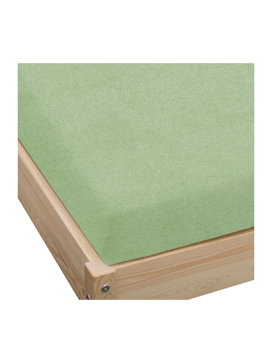 KZ Cearceaf de pat super dublu cu elastic 160x200 cm Szałwiowy