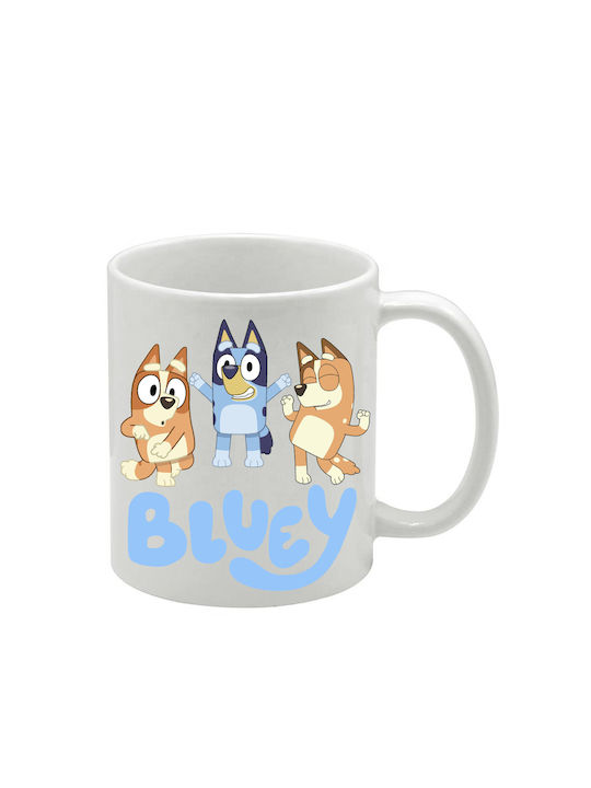 Λευκή Κούπα Bluey