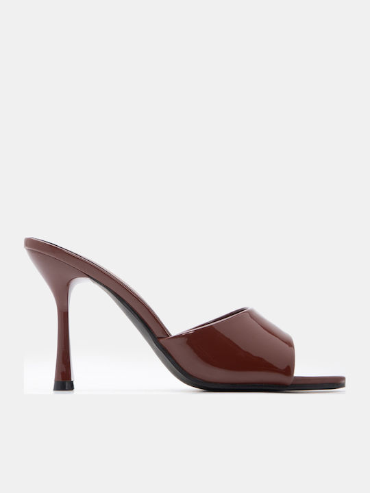 Luigi Luigi Women's Mules with High Heel in Bro...