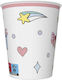 Set Plates Cups Tablecloth Unicorn