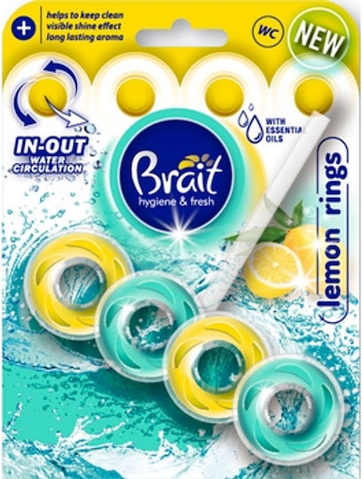Brait Bloc Toaletă cu Miros de Lămâie 40gr