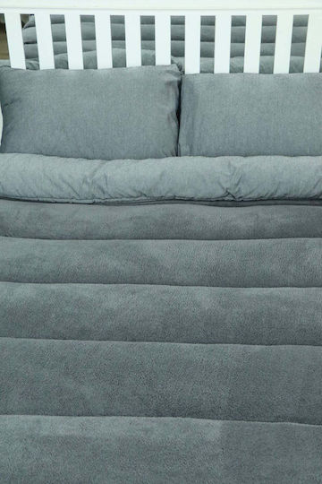 SteweHome Πάπλωμα Ημίδιπλο 195x205εκ. Γκρι