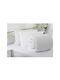 SteweHome Σετ Πάπλωμα Μονό με Γέμιση Microfiber 155x215εκ. Λευκό 800 GSM