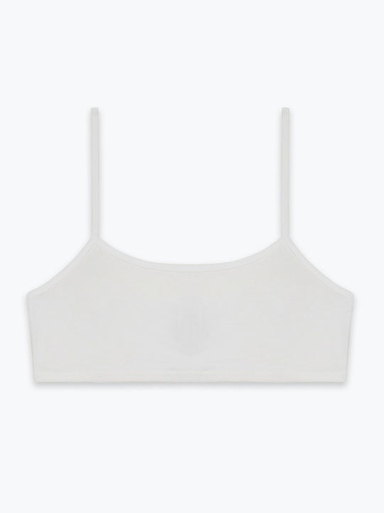 Teens Kids White Training Bra