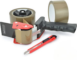 Rapesco Isolierbänder Klebeband + 2 Braune Isolierbänder + Messer