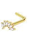 Amalfi Accessories Ohrring Nase aus Stahl