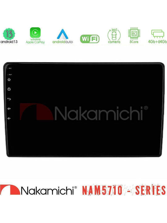 Nakamichi Car Audio System for Ford Transit 2007 – 2013 (Bluetooth/USB/WiFi/GPS/Apple CarPlay/Android Auto) with 10" Touch Screen