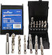Hss Tapping Drills M3 M10 Threading Tools 7 Pcs
