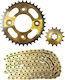 Chain Sprockets Honda Supra X 125 Innova 125 36x14t Hrc45 428h-108l Gold Apex