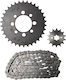 Chain Sprocket Suzuki Address Fl125 34x14t Hrc45 428h-100l Apex