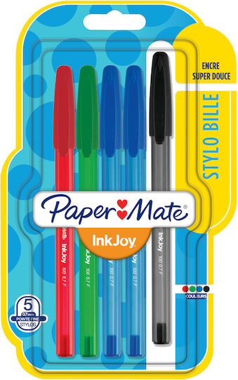 Paper Mate 100 Kugelschreiber Ballpoint 5 Stück