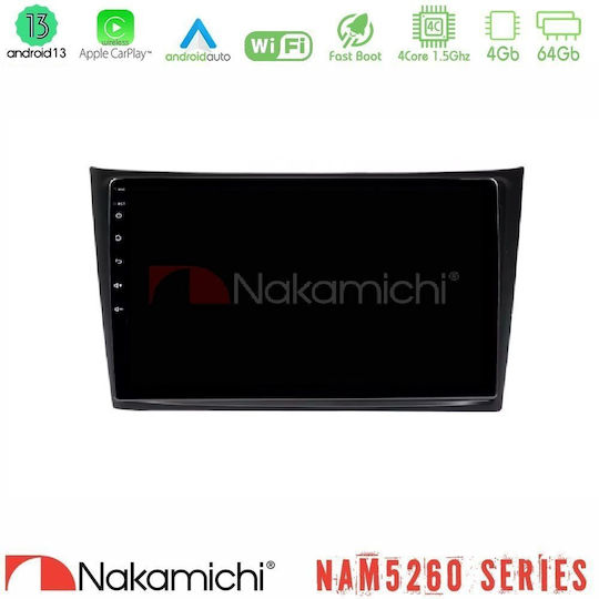 Nakamichi Car Audio System for Volvo XC 90 2006-2014 Bluetooth USB AUX WiFi GPS Apple CarPlay Android Auto with 10" Touch Screen