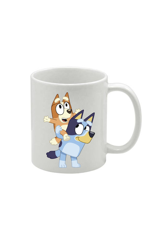 Λευκή Κούπα Bluey