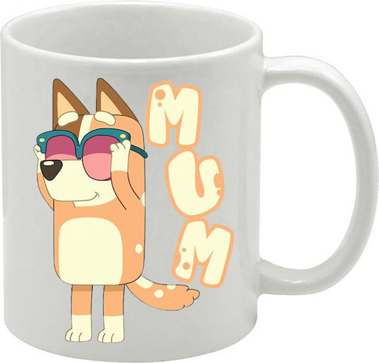 White Bluey Mug