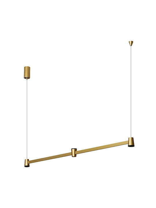 Ceiling Light Gold LED With Warm White Light