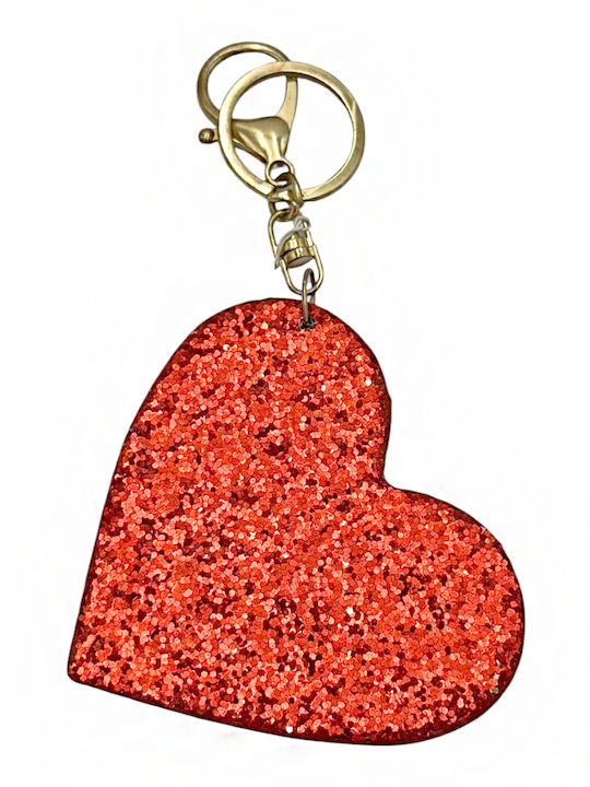 22-10 Red Heart Glow Keychain Savil