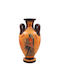 Dekorative Keramikvase Verschiedene Designs 6 Braune 13x13xHcm