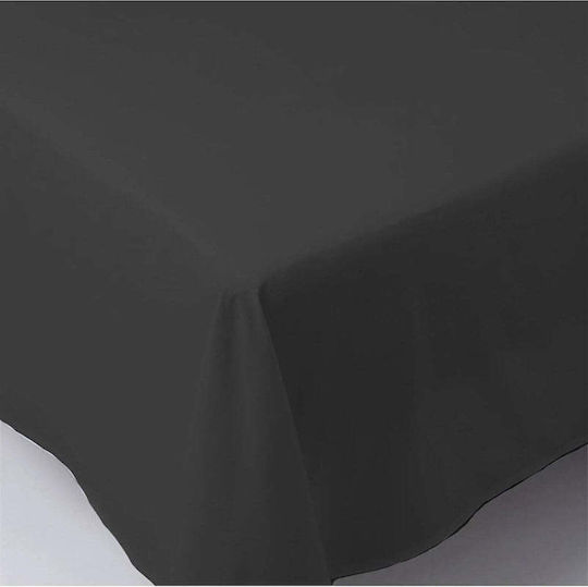 SteweHome Чаршаф Еднолицев 160x240см Черен