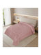 Linea Home Forza Κουβέρτα Πικέ Υπέρδιπλη 220x240εκ. Σαπιο Μηλο