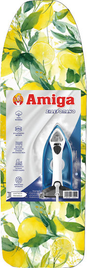 Amiga Ironing Board Cover with Rubber Band Lemons 140x50cm
