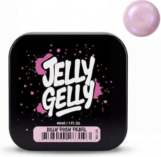 Jelly Gelly Geluri Unghii Rosy Pearl 40ml