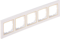 Elektro Plast Κάλυμμα Διακόπτη σε Λευκό Χρώμα 4175-27