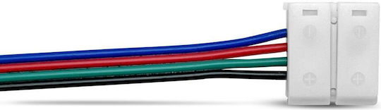 Geyer Male Quick Connector LED Strip 10mm RGB White
