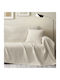 Liolios Home Ριχτάρι Διθέσιου Καναπέ Chenille 180x250εκ. Taupe