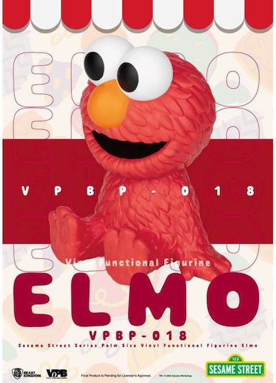 Sesame Street Kumbaras Vinyl Elmo Höhe 12cm Rote