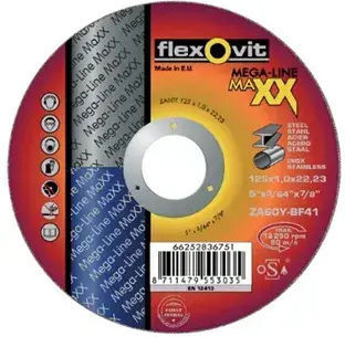 Δίσκος Λείανσης Ζιρκονίου 115x7,0x22,23 Mega-line Maxx Grinding Wheels
