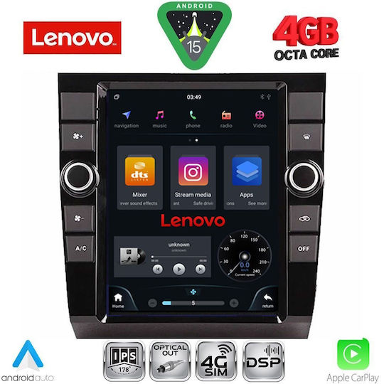 Lenovo Car Audio System for Audi A4 2002-2008 (Bluetooth/USB/WiFi/GPS/Apple CarPlay/Android Auto) with 9.7" Touch Screen