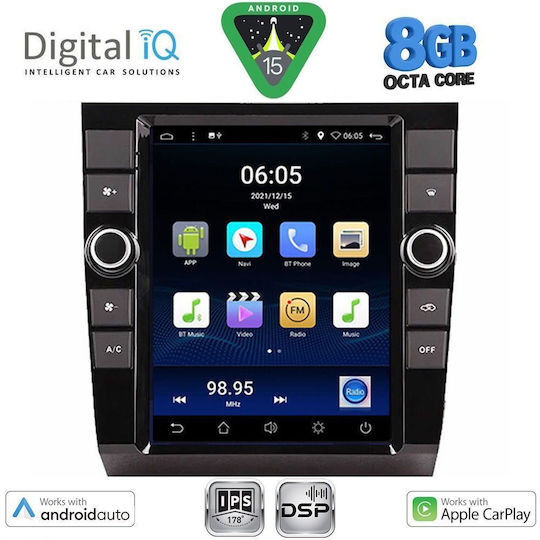 Digital IQ Car Audio System for Audi A4 2002-2008 (Bluetooth/USB/WiFi/GPS/Apple CarPlay/Android Auto) with 9.7" Touch Screen