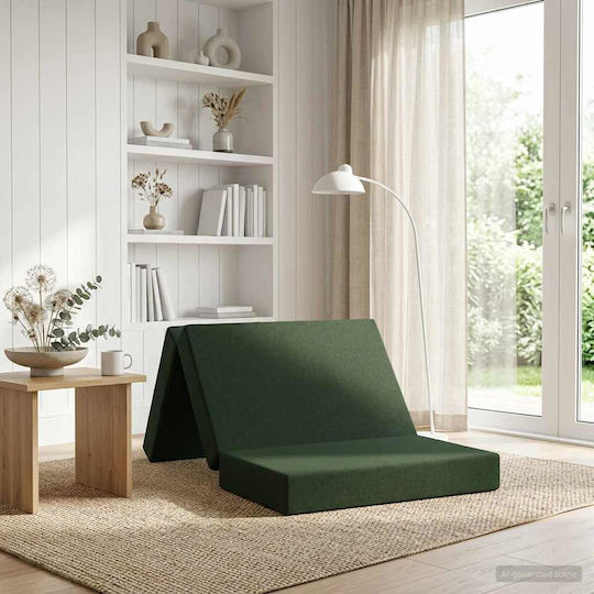 Canapea Cu Două Locuri Pat Verde Închis 80x67x45cm