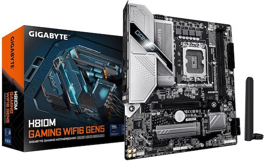 Gigabyte H810M Gaming WIFI6 GEN5 Motherboard Micro ATX with Intel 1851 Socket