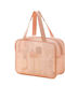 Jetbags Rz11136-53 Toiletry Travel Bag Pvc Mesh Makeup Organizer Bag 22x11x22cm Pink