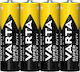 Varta Shd Aa Zinc Carbon Battery R06 Batteries Remote Alarm Clock 4pcs