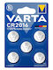 Varta Cr 2016 Lithium Uhrenbatterien Münzknopfzelle Fernbedienung Uhr 3v 5 Stück