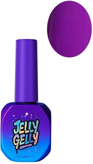 Jelly Gelly Ojă Pentru Unghii Cu Gel Jelly Gelly Purple Storm 12ml