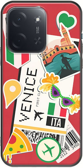 Handyhülle Ticket To Venice Xiaomi Poco C85 4g Schwarzes Tpu Schwarz Silikon
