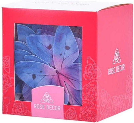 Blue Waffle Butterfly Napkins 87 Pcs Cut-out