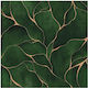 Marmur Green Paper Napkins Birthday Wedding 33x33cm 20pcs