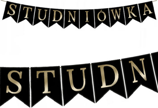 Baner Studniówka Black Gold 1 Set
