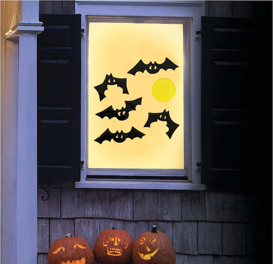 Gel Window Decoration Bats Halloween