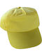 Baseball Kappen Baumwoll Gelbe Velcro