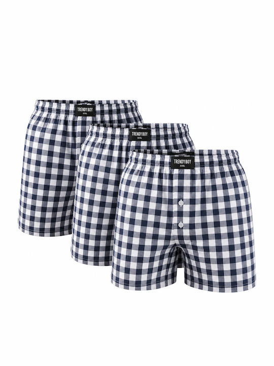 Ανδρικά Μποξεράκια Καρό Καρό 3Pack